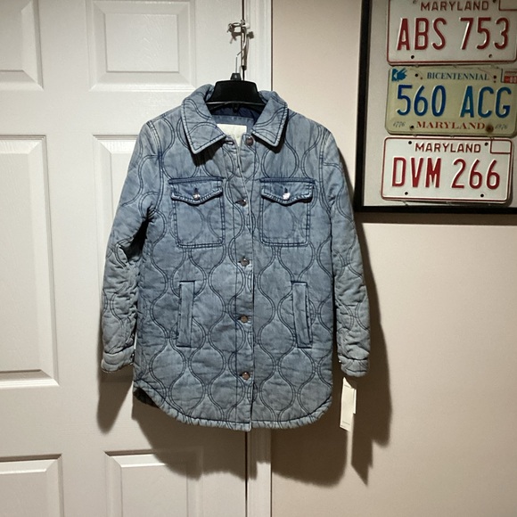 Madden Girl Washed Denim Jacket - Size S - Picture 1 of 11